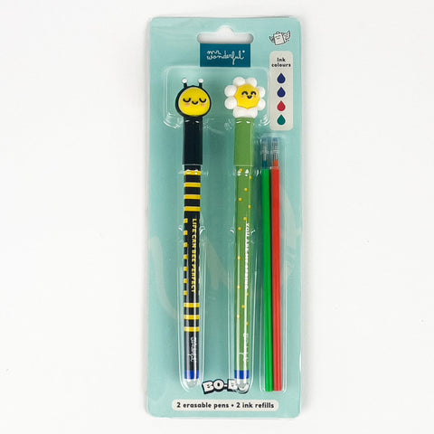 Conjunto 2 Canetas Bo Bo - Abelha+Margarida