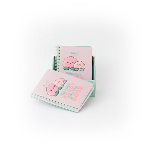 Caderno A5 3D - Pêssego