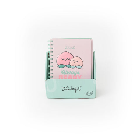 Caderno A5 3D - Pêssego