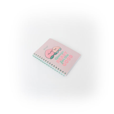 Caderno A5 3D - Pêssego