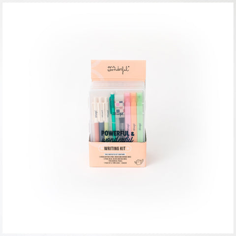 Kit Papelaria - Powerful & Wonderful