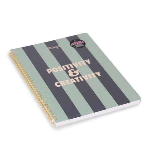 Caderno A4 - Positivity & Creativity