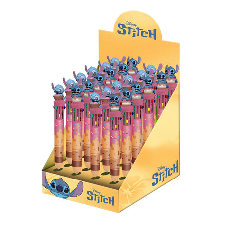 Caneta 10 Cores - Lilo Y Stitch