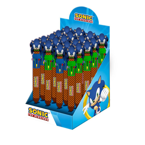 Caneta 10 Cores - Sonic