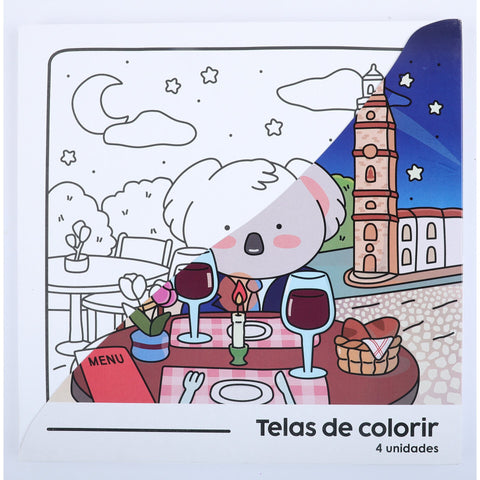 Pack Telas para Pintura 30x30cm (várias opções)