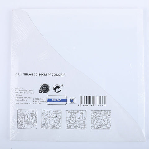Pack Telas para Pintura 30x30cm (várias opções)