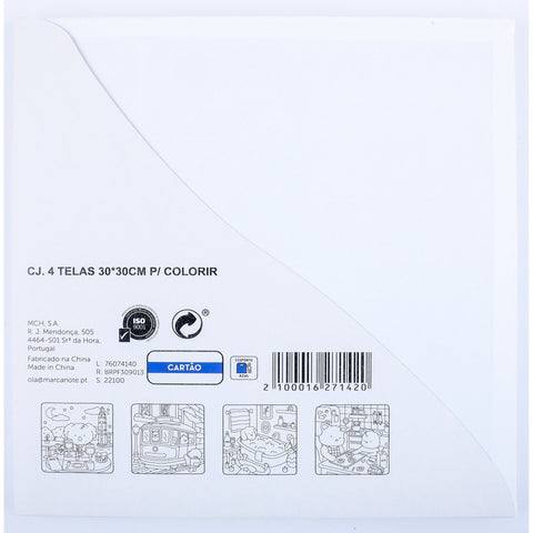 Pack Telas para Pintura 30x30cm (várias opções)