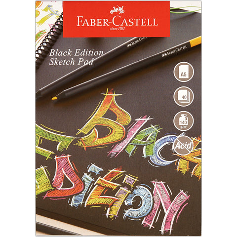 Bloco Desenho A4 Premium Black Edition Faber-Castell