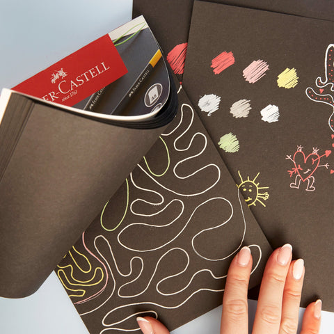 Bloco Desenho A4 Premium Black Edition Faber-Castell