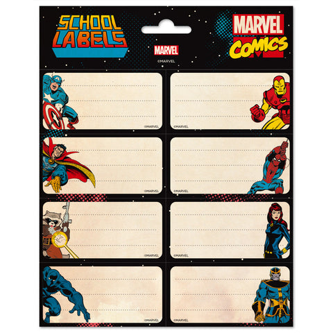 Etiquetas Adesivas Comics Avengers Marvel