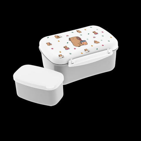 Caixa Lanche Hermética - Capivara Azul