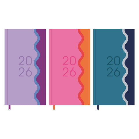 Agenda Fashion Slim 2026 - Bloco De Cor (artigo sortido)