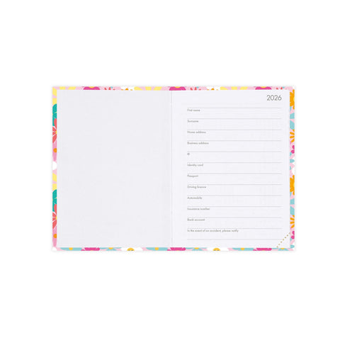 Agenda 12 Meses 2026 - Margarida Mini