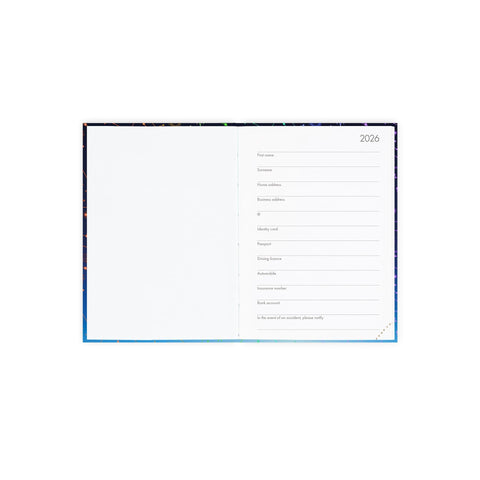 Agenda 12 Meses 2026 - Estrelas Pequeno