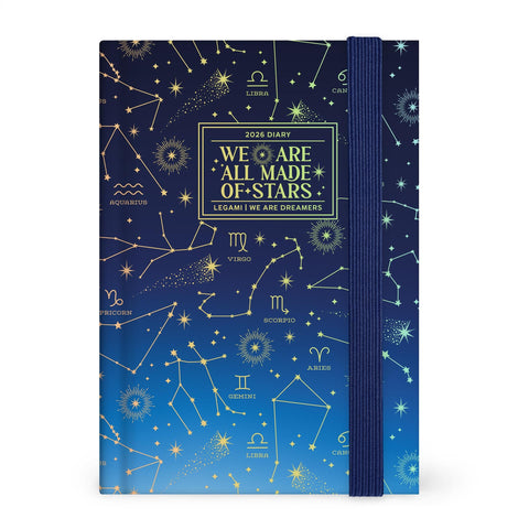 Agenda 12 Meses 2026 - Estrelas Pequeno