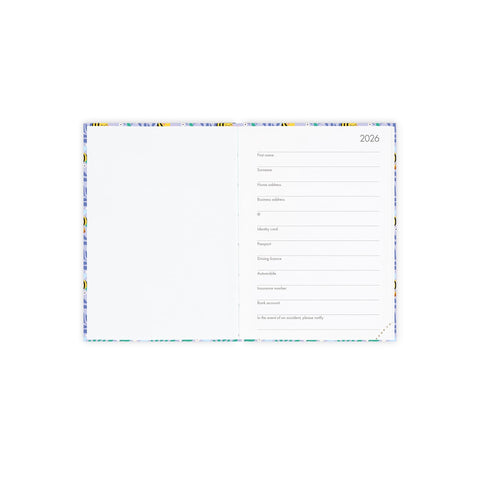 Agenda 12 Meses 2026 - Abelha Pequeno