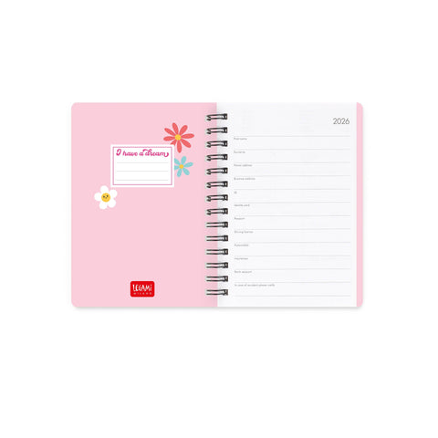 Agenda 12 Meses 2026 Margarida Espiral