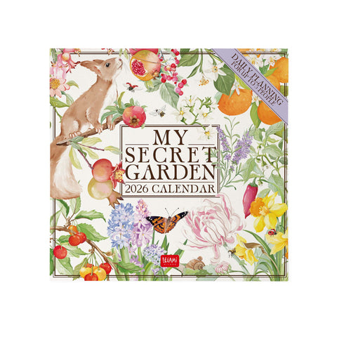 Calendário 2026 - My Secret Garden 30X29