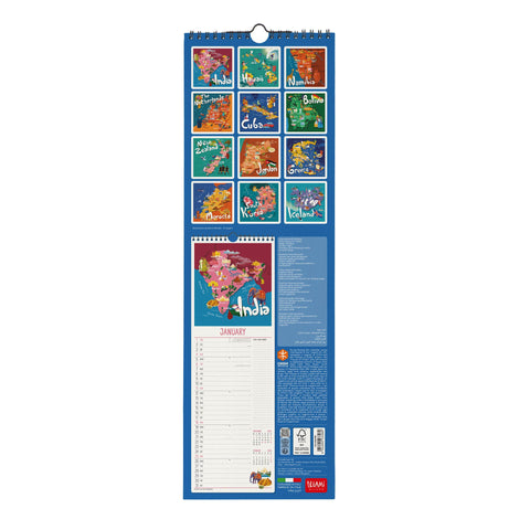 Calendário 2026 - Lets Travel 16X49