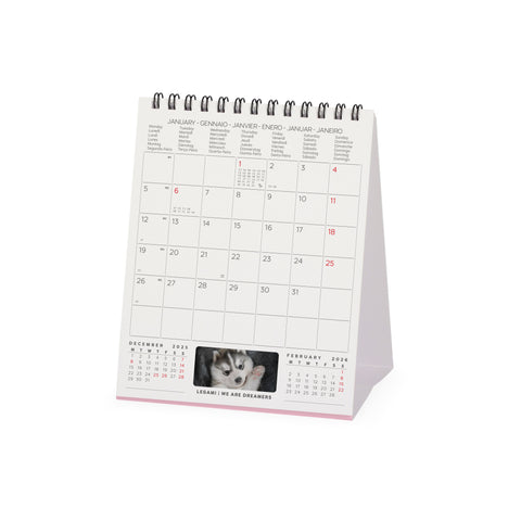 Calendário 2026 - Puppies 12X14,5