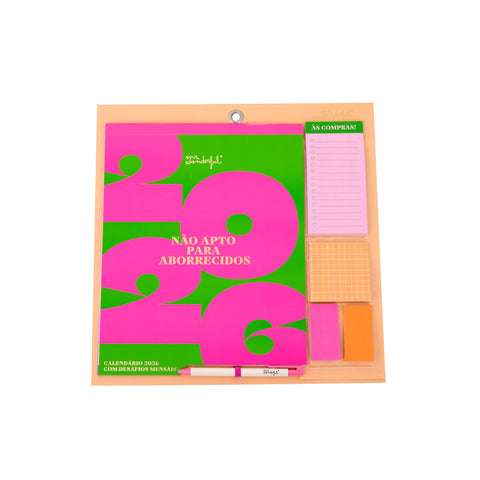 Calendário Magnético 2026 - Aborrecidos