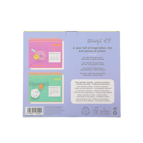 Calendário 2026 - Ready, Steady... Go!