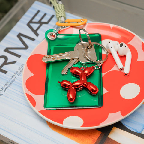 Porta-Chaves Puppy Metálico Vermelho