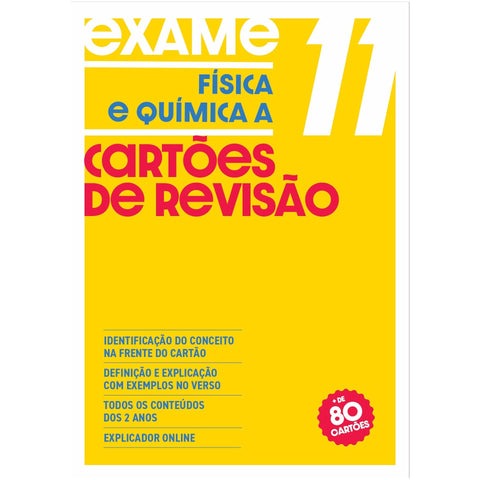 Cartões de Revisão Física e Química A 11