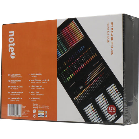 Mala de Pintura com 174 Peças Note!