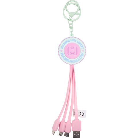Cabo de Carregamento USB 4 em 1 Marshmallow