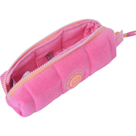 Estojo Redondo Cosy Plush  Marshmallow