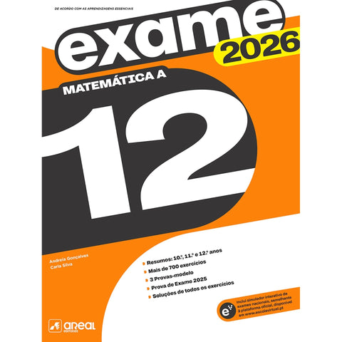 Preparar o Exame Nacional 2026 - Matemática A - 12.º Ano