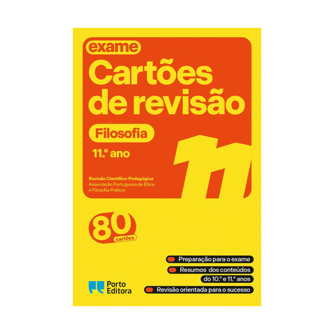 Cartões de Revisão - Livro Filosofia - 11.º Ano
