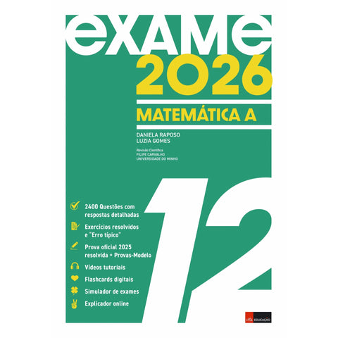 Exame 2026 Matemática A 12º Ano