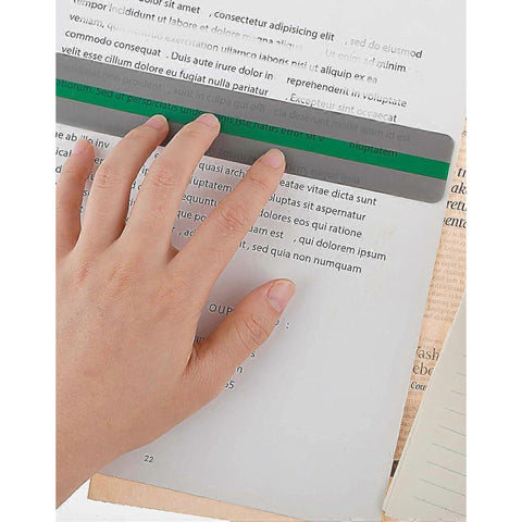 Marcador Barra Guia Leitura Para Dislexia