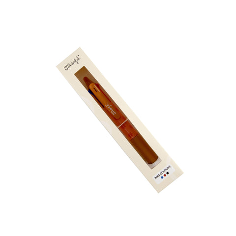 Caneta Apagável 3 Tintas - Salmão