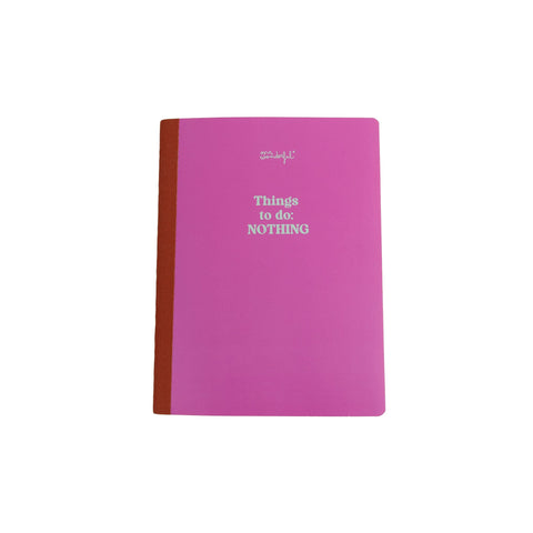 Caderno A5 - Things To Do: Nothing
