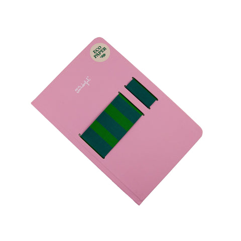 Caderno A5 Com Fita Rosa