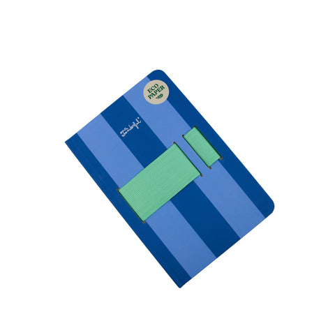 Caderno A5 Com Fita Azul