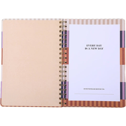 Caderno Espiral B5 Com Elástico 64 Folhas Dots Mixed Canvas