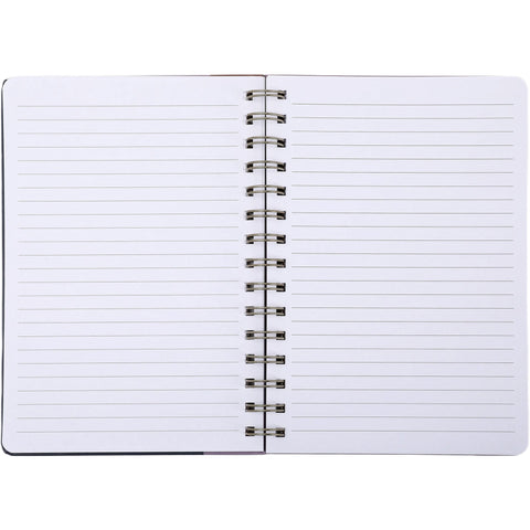 Caderno Espiral Formato A5 Com Elástico 60 Folhas Pautado Mixed Canvas