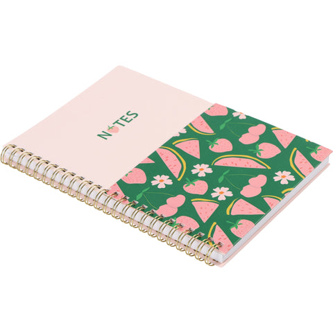 Caderno Formato A5 Espiral Frutas - Sweet Dream