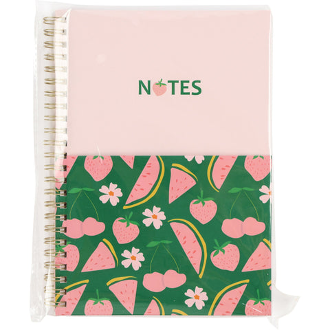Caderno Formato A5 Espiral Frutas - Sweet Dream