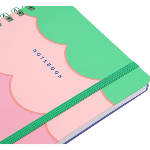 Caderno Formato A5 Espiral Ondas - Sweet Dream