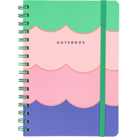 Caderno Formato A5 Espiral Ondas - Sweet Dream