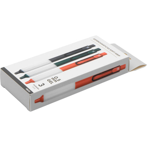 Esferográficas Gel 0.5 Preta com Soft Grip Office Prime