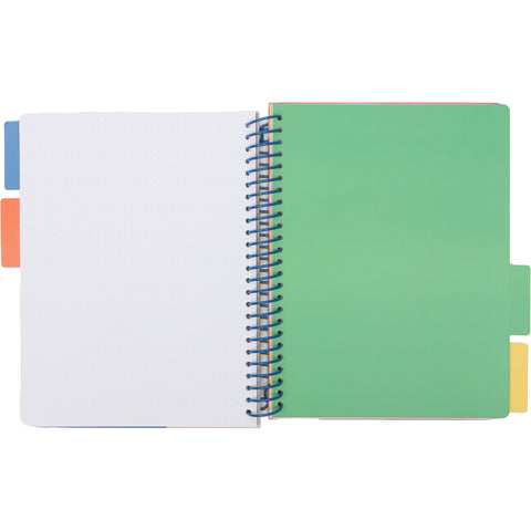 Caderno Espiral B5 100 Folhas com Separadores Positive