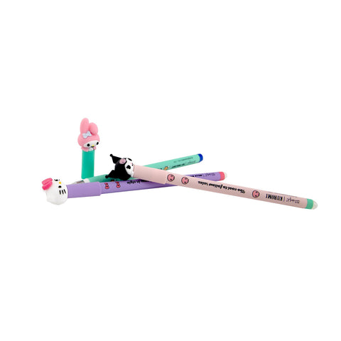 Conjunto 3 Canetas Apagar Bo-Bo Hello Kitty