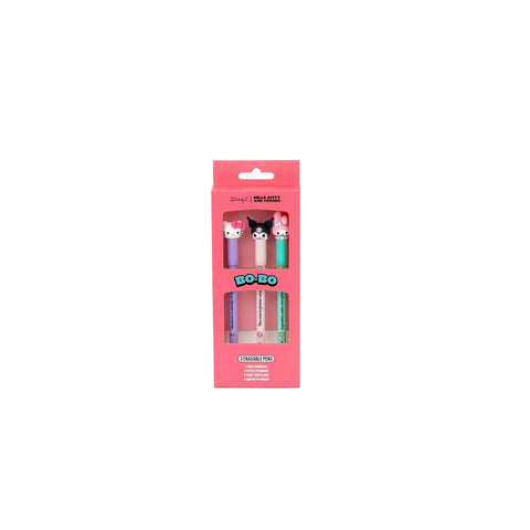 Conjunto 3 Canetas Apagar Bo-Bo Hello Kitty
