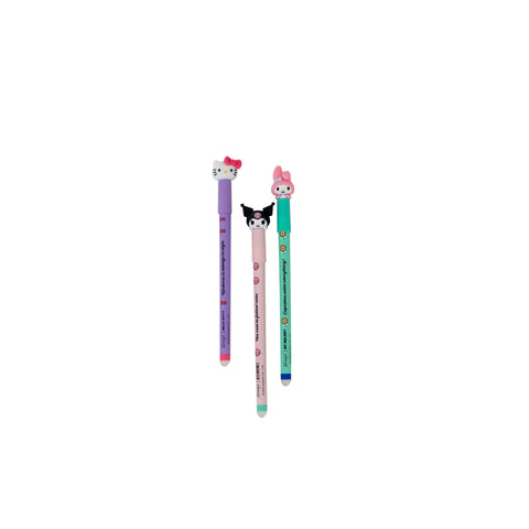 Conjunto 3 Canetas Apagar Bo-Bo Hello Kitty